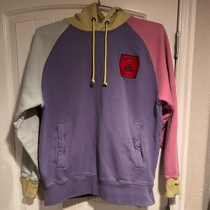 Pastel Colorblock Teddy Fresh Hoodie